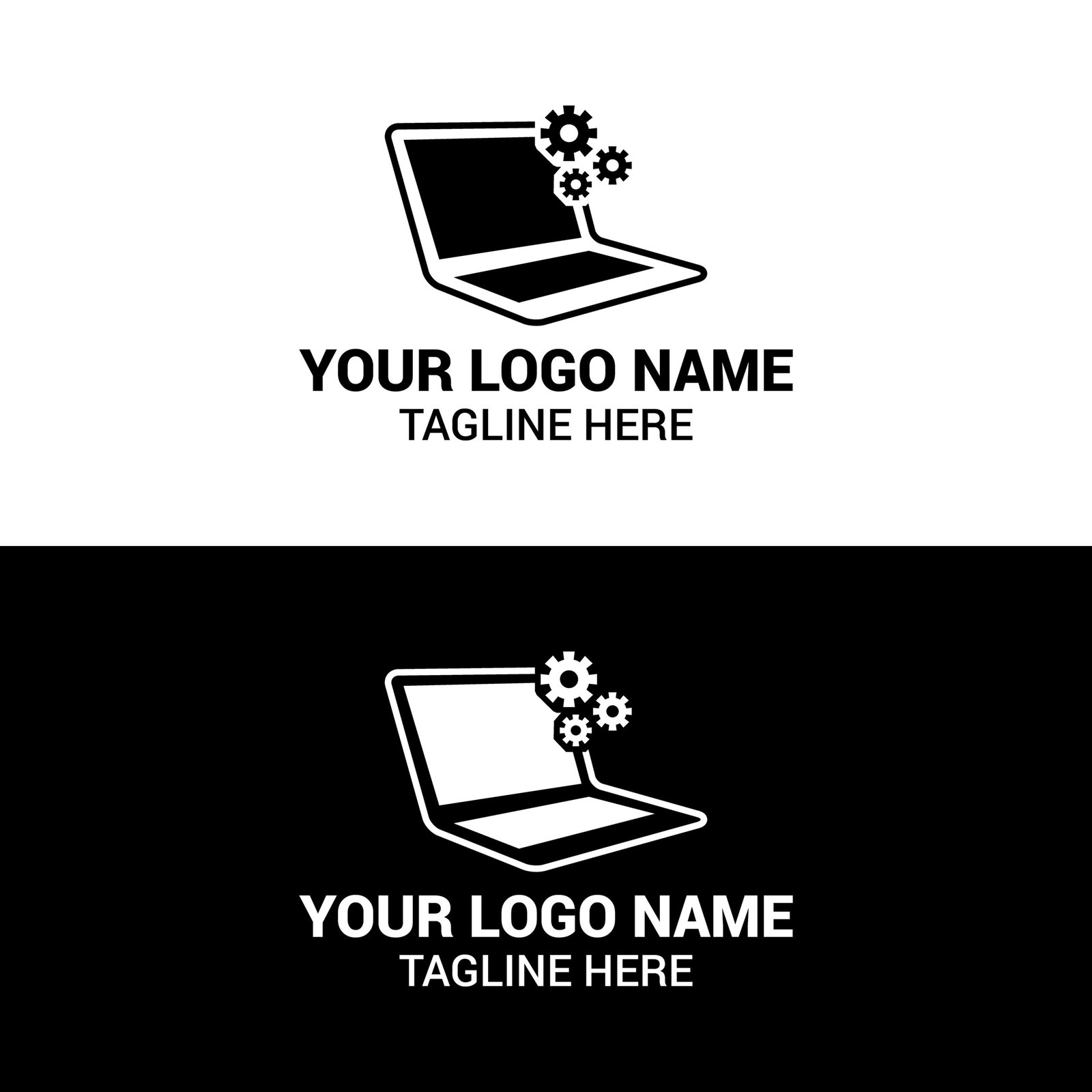 Computer Logo Vector Art, Icons, and Graphics for Free