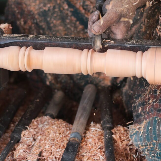 Wood Lathe Turning | Creative Art in Motion 💡