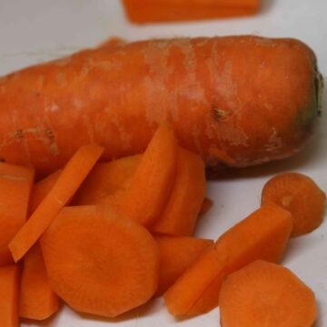 Fresh Cut Carrot Preparation From Farm To Kitchen