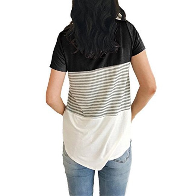 Women's Maternity Striped T-Shirt