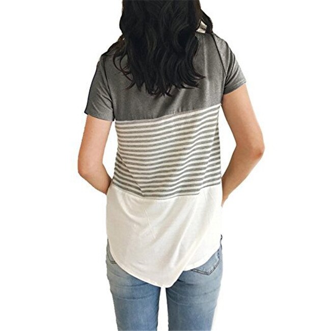 Women's Maternity Striped T-Shirt