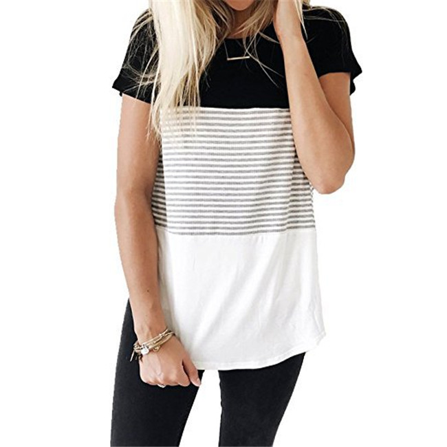 Women's Maternity Striped T-Shirt