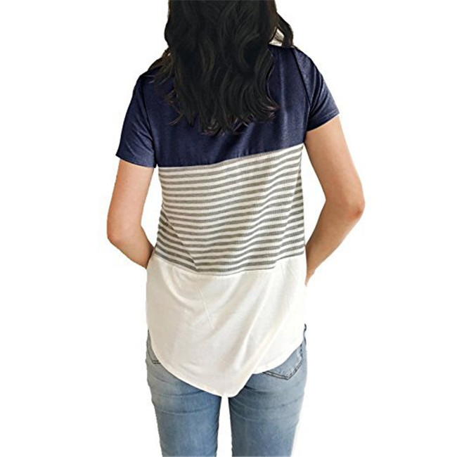 Women's Maternity Striped T-Shirt