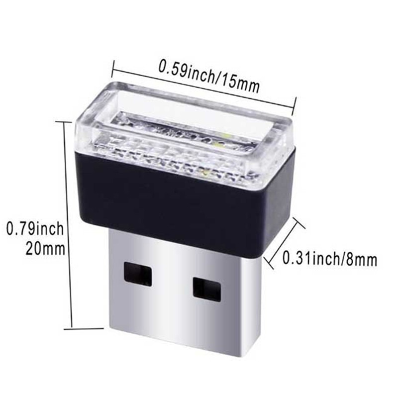 Compact USB Car Interior Ambient Light