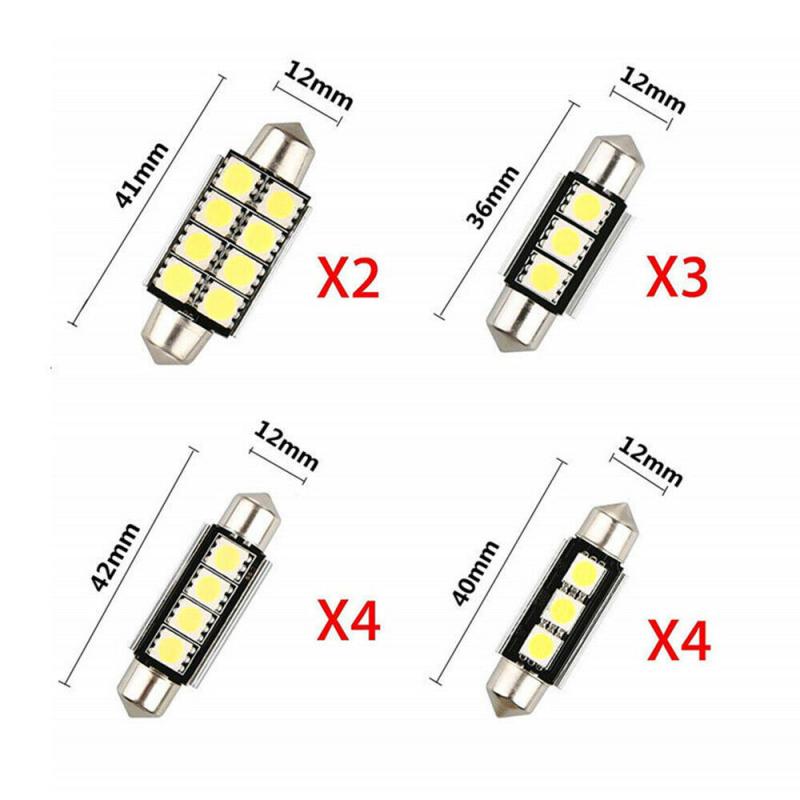 Universal Interior and Exterior LED Car Lights Set